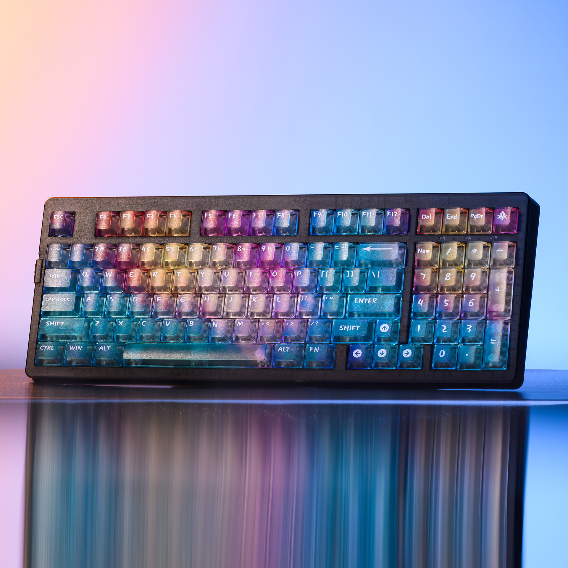Colorful Gradient Keycaps Afte - 3D Printing Keycaps recension och pris