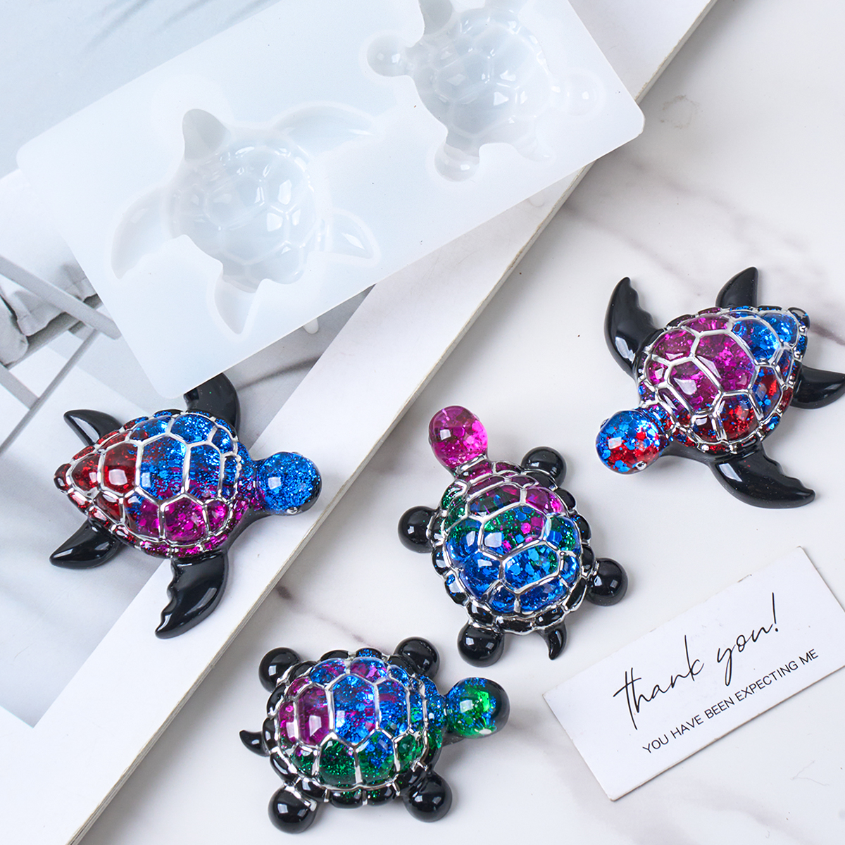 3D Sea Turtle Keychain Silicon - 3D Printing With Silicone recension och pris