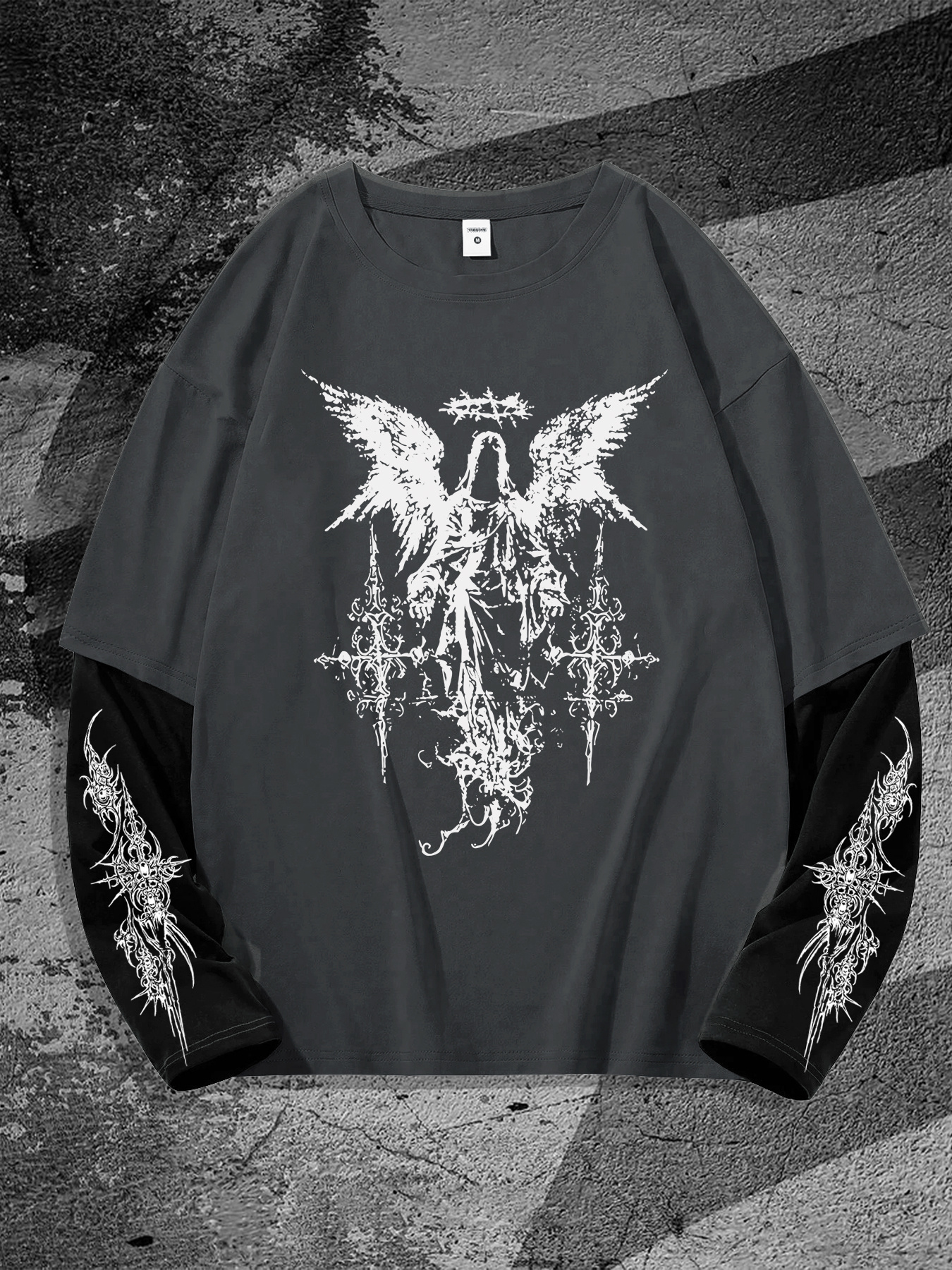 New men's long-sleeved T-shirt - 3D Printing Services recension och pris