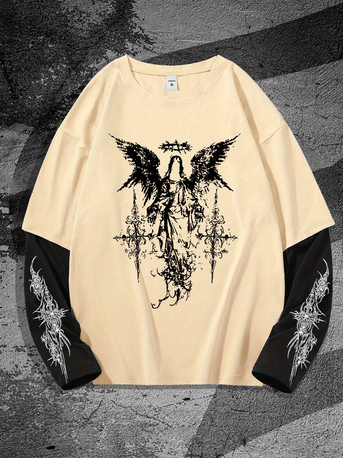 New men's long-sleeved T-shirt - 3D Printing Services recension och pris
