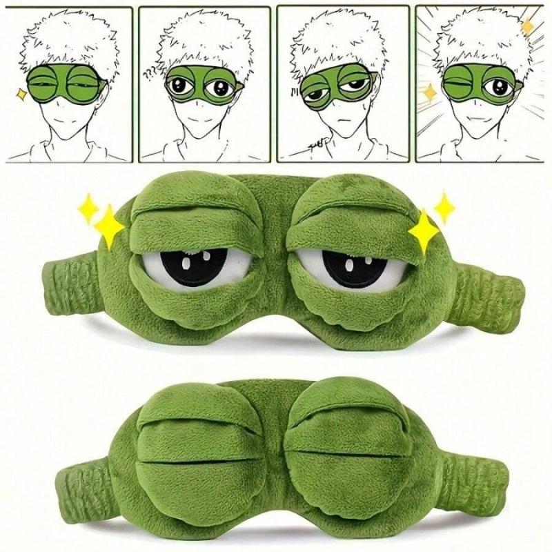 3D Frog Sleep Mask Natural Sle - 3D Printing Mask recension och pris