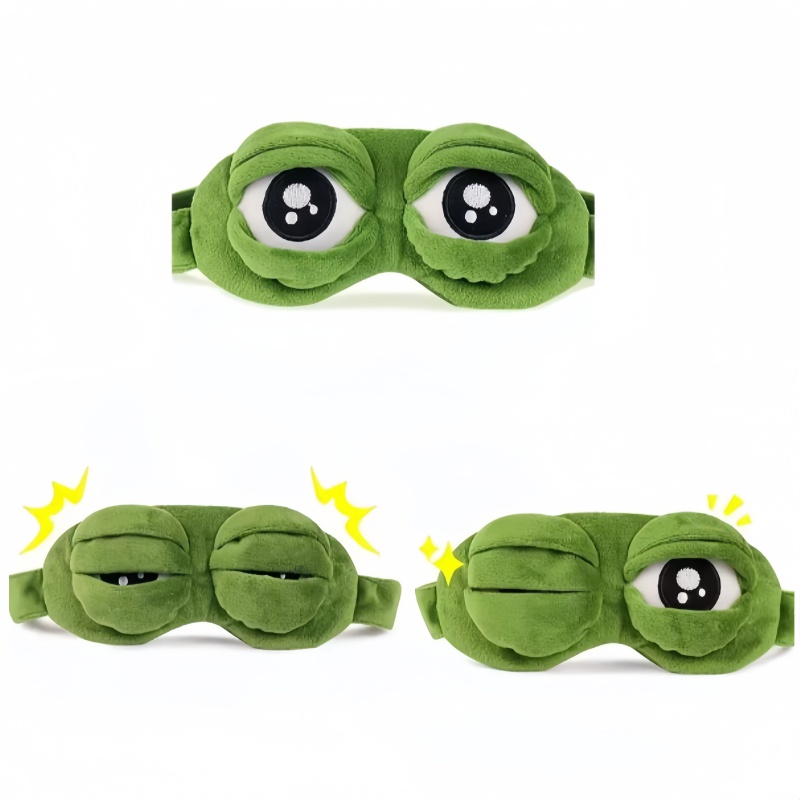 3D Frog Sleep Mask Natural Sle - 3D Printing Mask recension och pris