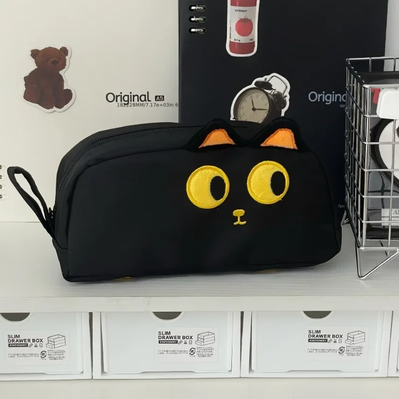 1pc 3D Black Cat Pencil Case,  - 3D Printing Housing recension och pris