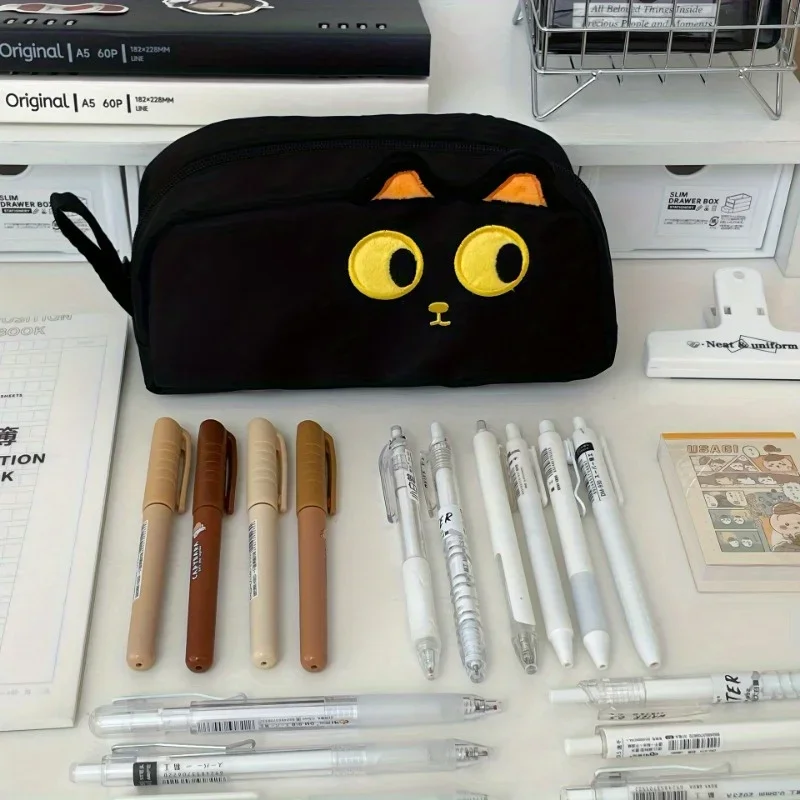 1pc 3D Black Cat Pencil Case,  - 3D Printing Housing recension och pris