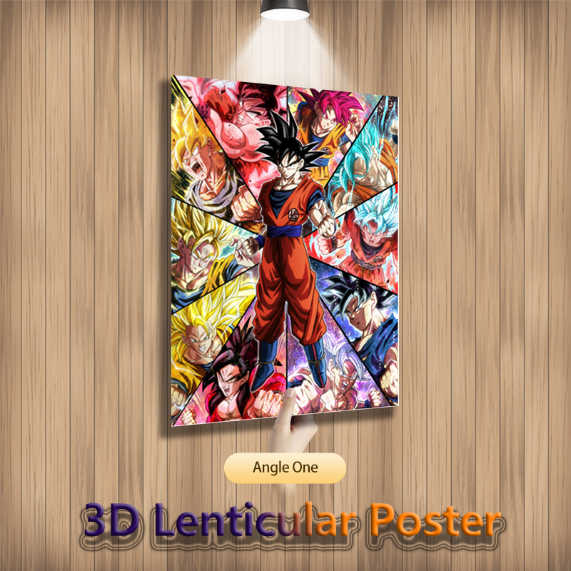 Anime 3D Lenticular Posters Fl - 3D Printing Dragon recension och pris