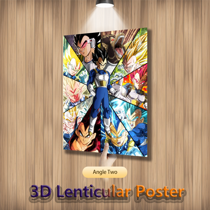 Anime 3D Lenticular Posters Fl - 3D Printing Dragon recension och pris