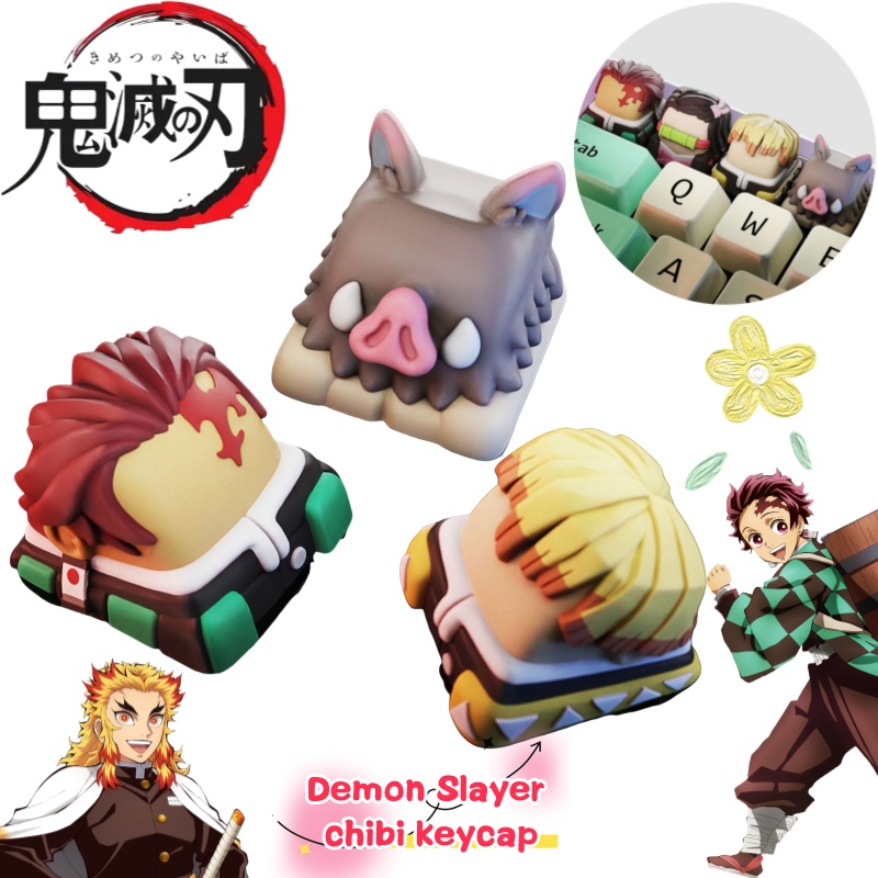 Demon Slayer Tanjiro Kamado Ha - 3D Printing Keycaps recension och pris