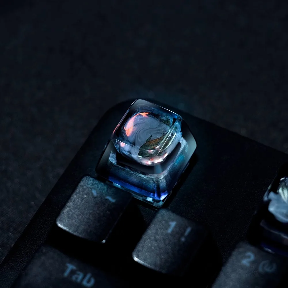 Original Chinese Style Koi Fis - 3D Printing Keycaps recension och pris