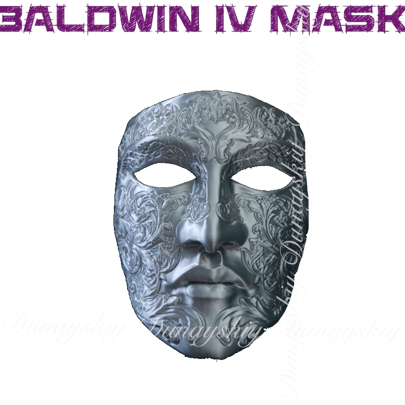 Halloween Baldwin IV Mask Cosp - 3D Printing Mask recension och pris