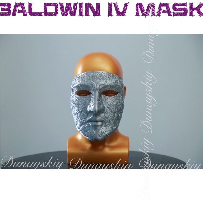 Halloween Baldwin IV Mask Cosp - 3D Printing Mask recension och pris