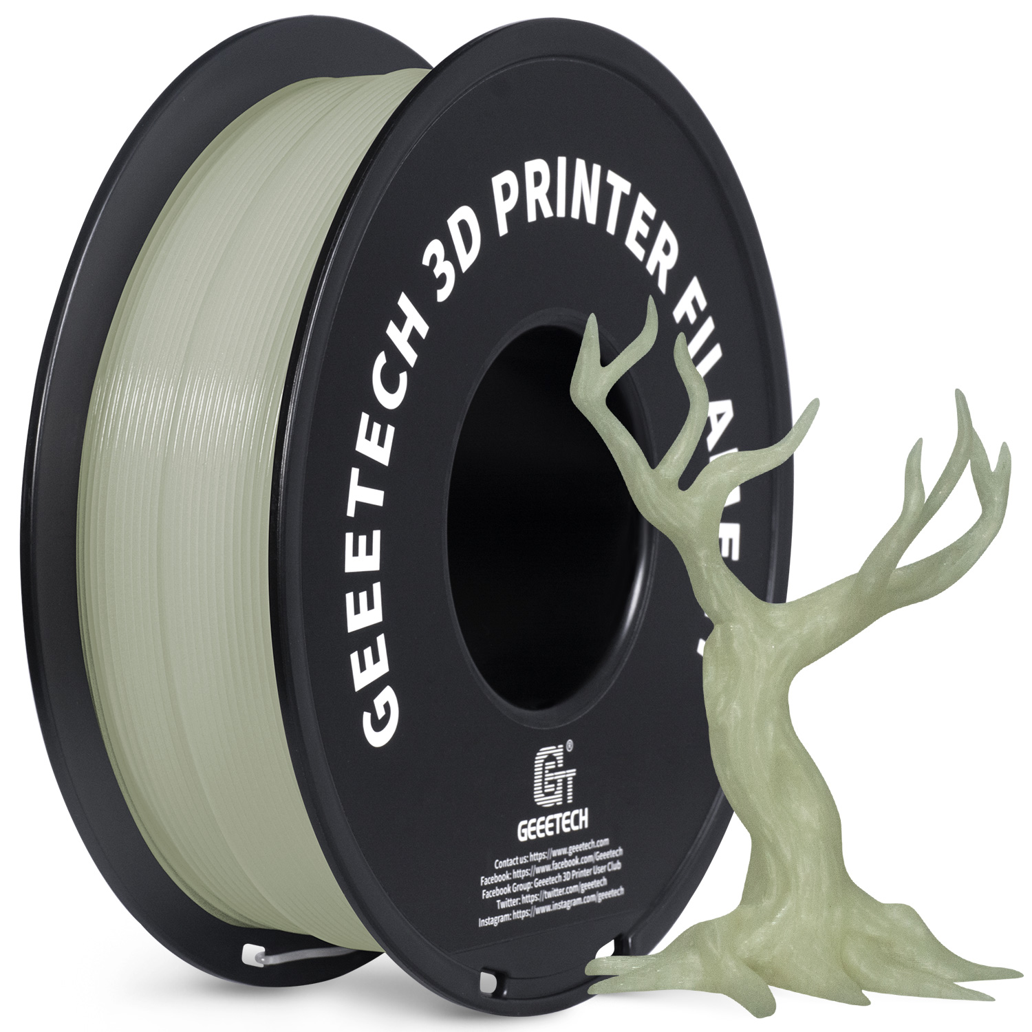 GEEETECH Luminous PLA Filament - 3D Printing Nylon recension och pris
