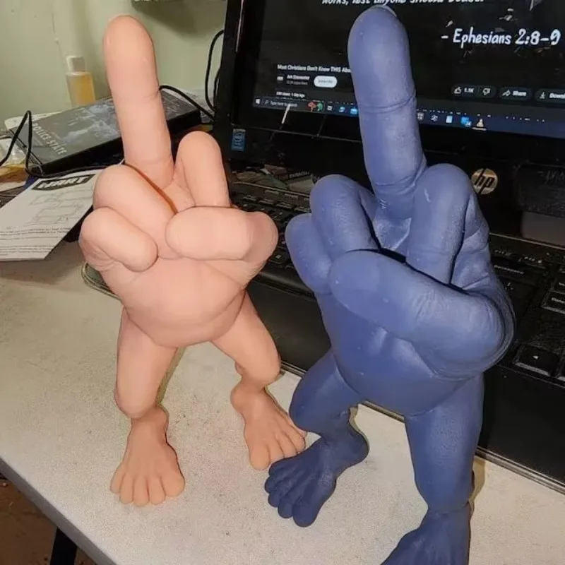 Middle Finger Desktop Decorati - 3D Printing Construction recension och pris