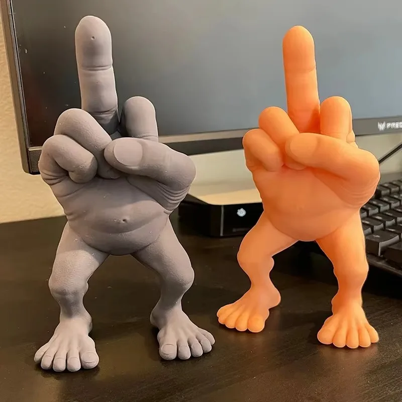 Middle Finger Desktop Decorati - 3D Printing Construction recension och pris