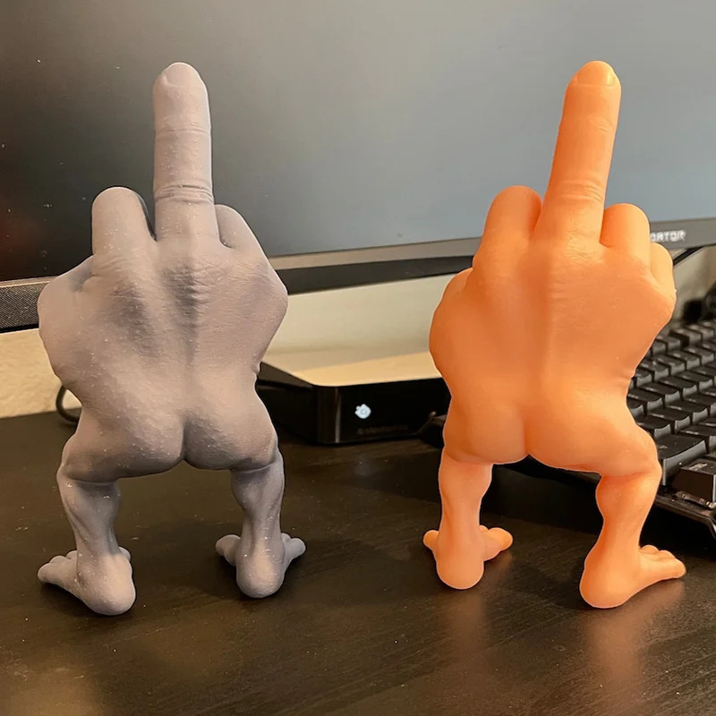 Middle Finger Desktop Decorati - 3D Printing Construction recension och pris