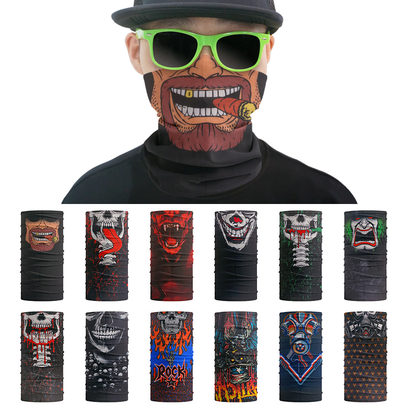 Outdoor 3D Skull Bandana Hallo - 3D Printing Mask recension och pris