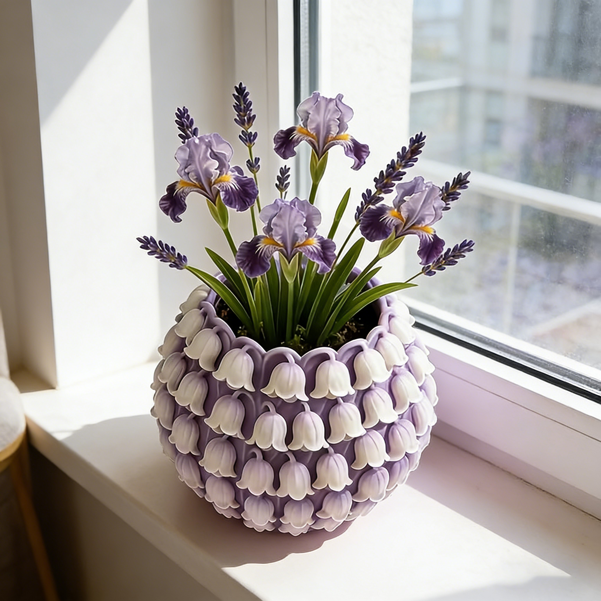 3D Textured Flower Pot Silicon - 3D Printing Vase recension och pris