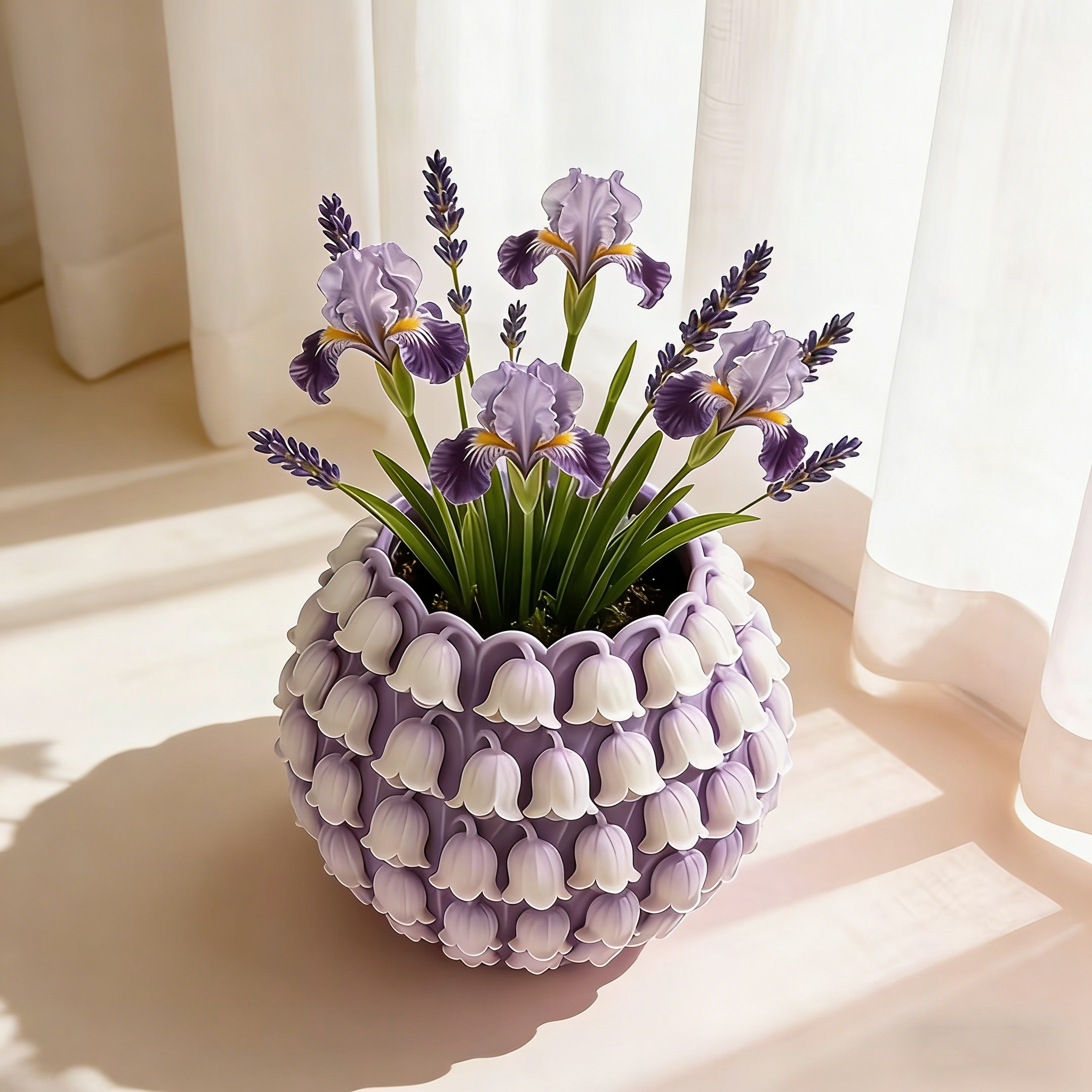 3D Textured Flower Pot Silicon - 3D Printing Vase recension och pris