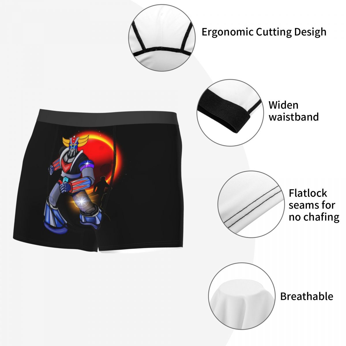 Goldorak Grendizer Boxer Short - 3D Printing Robot recension och pris